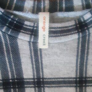 Black And Gray Plaid Dress